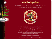 Tablet Screenshot of bastelperle.de